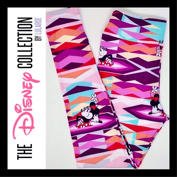 LuLaRoe Pants - LuLaRoe Disney Minnie Mouse Leggings One Size (2-10)